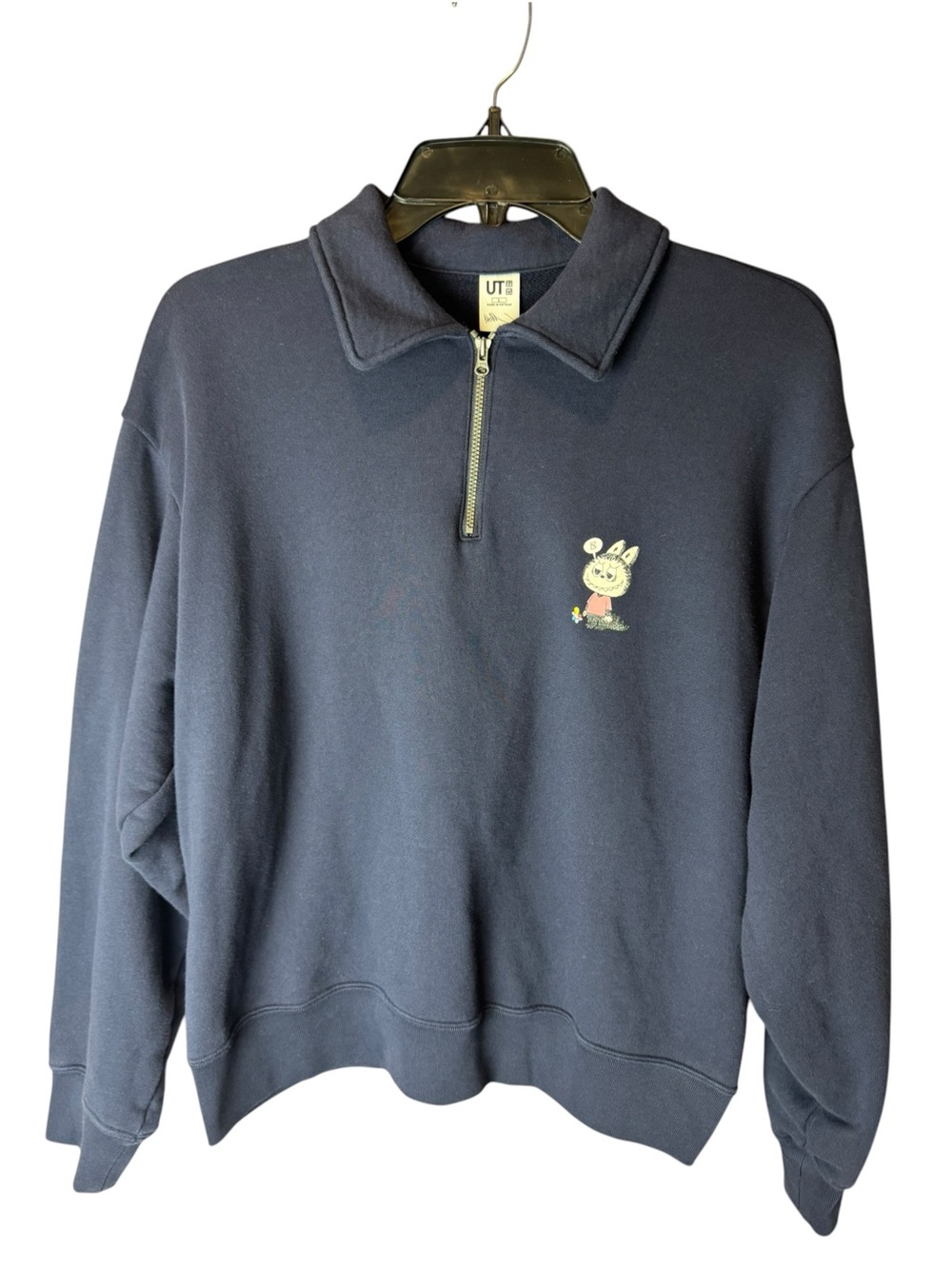 Uniqlo Pop Mart ‘We are the Monsters' Zimomo Labubu Half Zip Sweatshirt L
